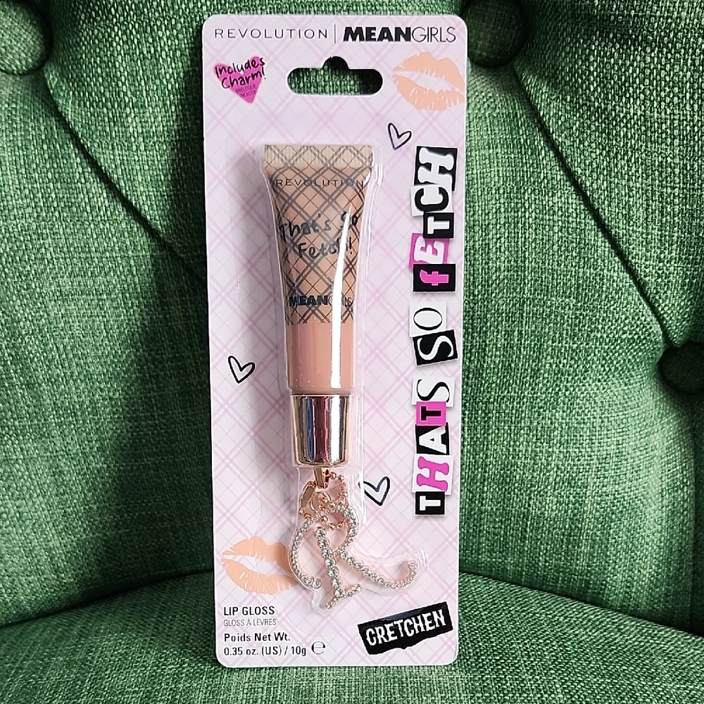 Revolution Mean Girls Lip Gloss with Keychain - Nude